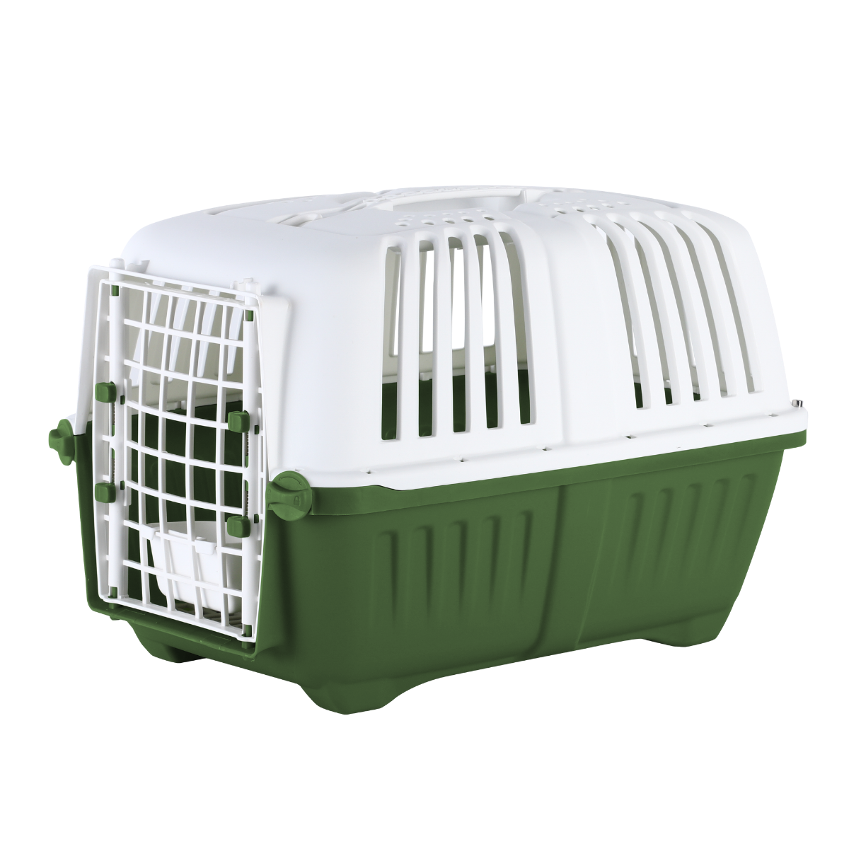 Jaula Transportadora para Perro/Gato de Aire Compacto para Gatos y Perros Pequeños - Material PP Duradero, Caja de Mascotas Portátil con Ventilación y Puerta de Acceso Fácil, Ideal para Viajes en Avión y Uso al Aire Libre, Caja de Viaje para Mascotas | Transportador de Mascotas Compacto | Caja de Mascotas Ventilada| Integrada con Bebedero| Con rejilla| DUKE´S