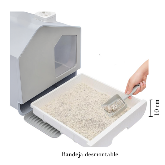 Arenero Para Gatos Cerrado Estilo Casa| Arenero para Gatos de Alta Calidad | 
- Diseño Moderno y Funcional: Ideal para Uso en Interiores
- Confort y Higiene: Sistema de Filtración de Olores
- Fácil de Limpiar y Mantener
- Disponible en Varios Tamaños y Colores
- Perfecto para Gatos de Todas las Razas y Tamaños
- El Mejor Arenero para Gatos a un Precio Accesible