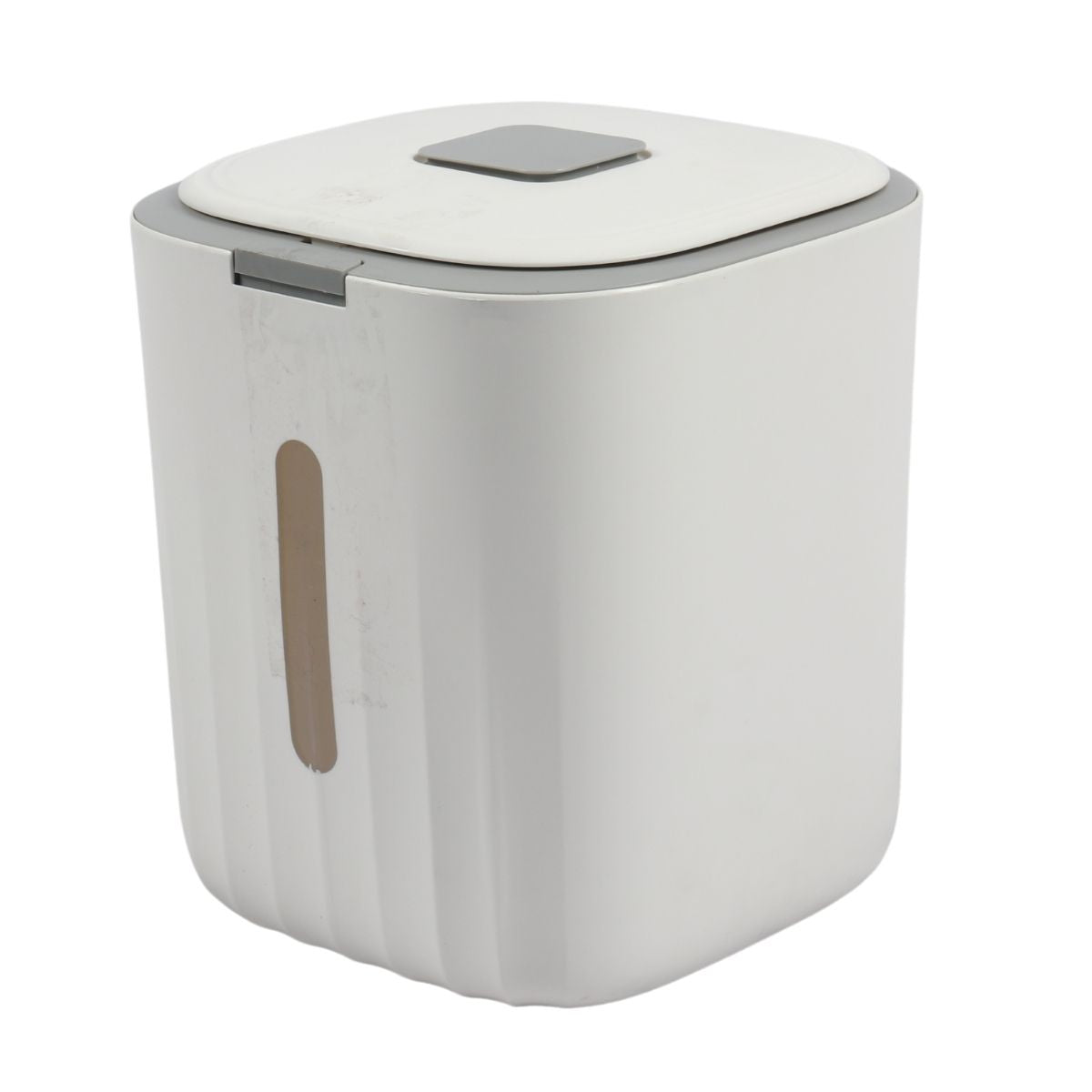 Contenedor hermético para alimentos para mascotas, capacidad de 4.99 kg, plástico sin BPA, rectángulo con tapa abatible, dispensador de alimentos secos para perros y gatos grandes, fácil de limpiar, sellado duradero, ideal para almacenamiento en la cocina, regalo perfecto para los amantes de las mascotas.| DUKE´S| ESFLO