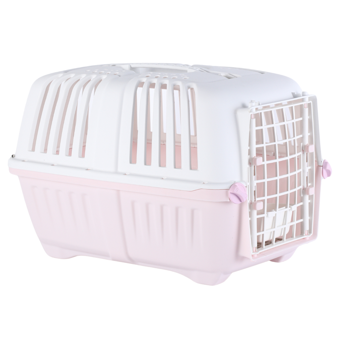 Jaula Transportadora para Perro/Gato de Aire Compacto para Gatos y Perros Pequeños - Material PP Duradero, Caja de Mascotas Portátil con Ventilación y Puerta de Acceso Fácil, Ideal para Viajes en Avión y Uso al Aire Libre, Caja de Viaje para Mascotas | Transportador de Mascotas Compacto | Caja de Mascotas Ventilada| Integrada con Bebedero| Con rejilla| DUKE´S