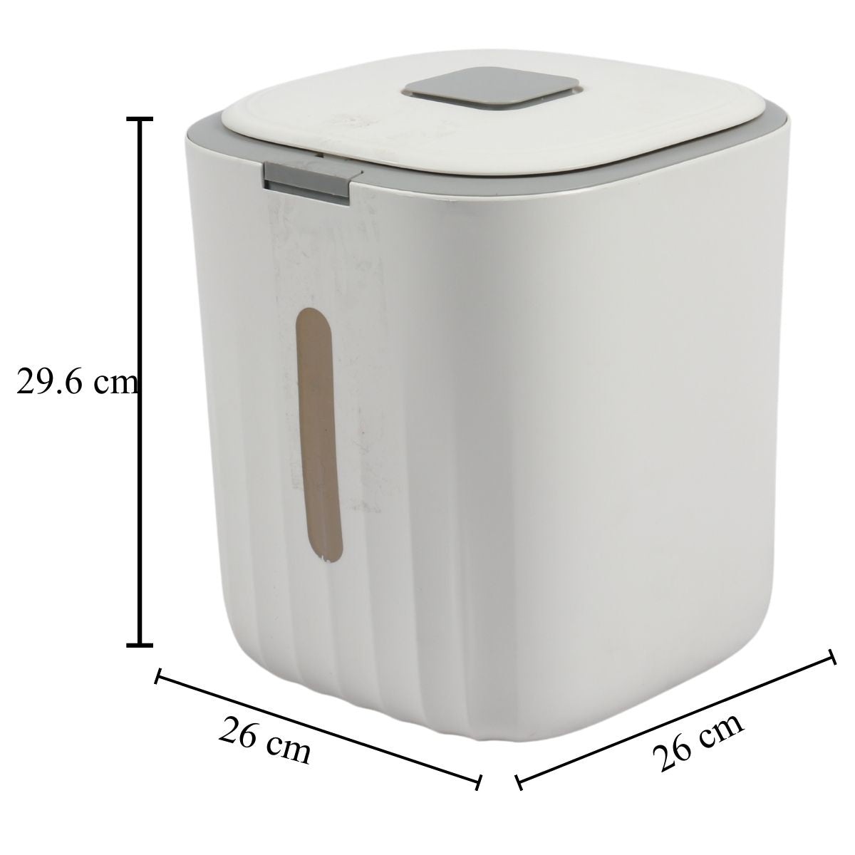 Contenedor hermético para alimentos para mascotas, capacidad de 4.99 kg, plástico sin BPA, rectángulo con tapa abatible, dispensador de alimentos secos para perros y gatos grandes, fácil de limpiar, sellado duradero, ideal para almacenamiento en la cocina, regalo perfecto para los amantes de las mascotas.| DUKE´S| ESFLO