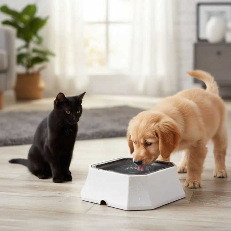 Bebedero Para Mascota Anti- Derrames Ajolopet - XDB-020