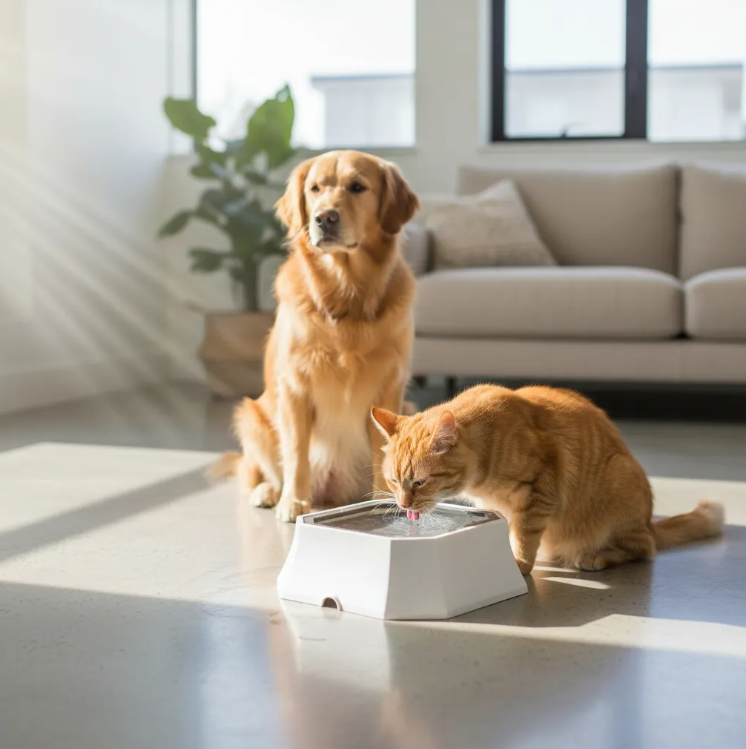 Bebedero Para Mascota Anti- Derrames Ajolopet - XDB-020