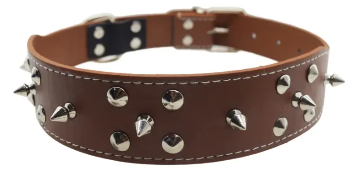 Collar Para Perro Grande Picos De Metal Duke´s