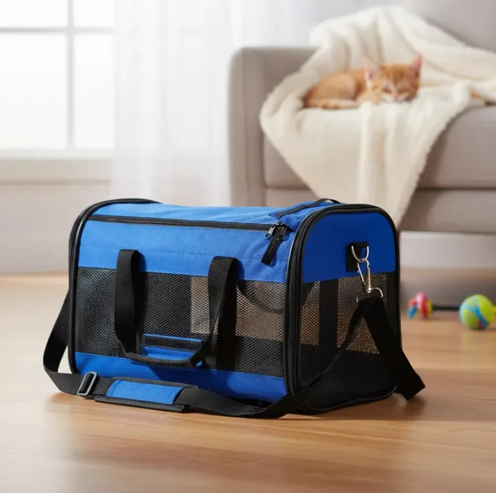 Mochila Transportadora para Mascotas Duke's Azul | Perros y Gatos hasta 9 kg