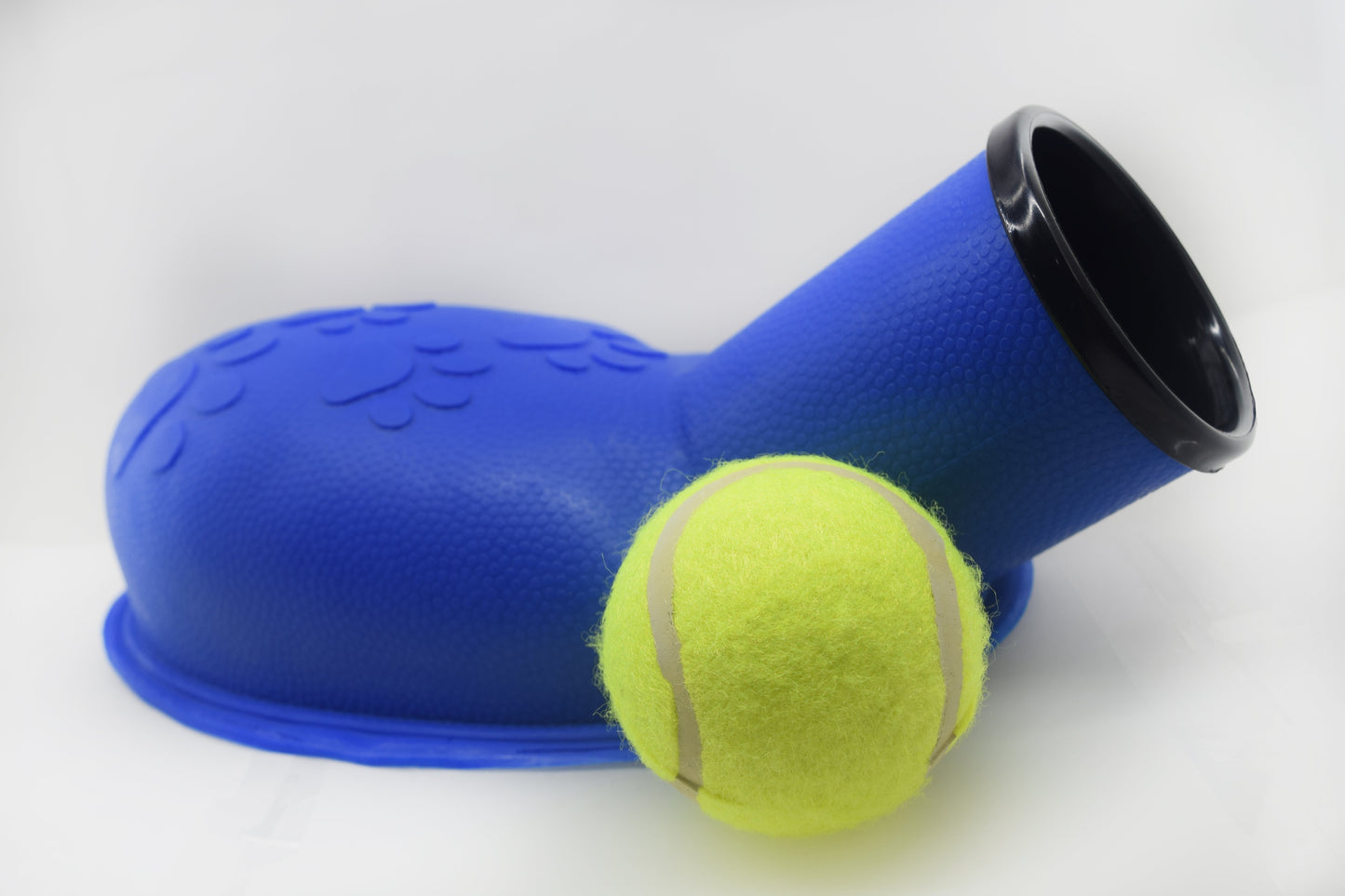 Juguete Lanza Pelotas interactivo de juguete inteligente, con patrón geométrico, de plástico, para razas pequeñas, pelota para mascotas razas grandez y razas medianas