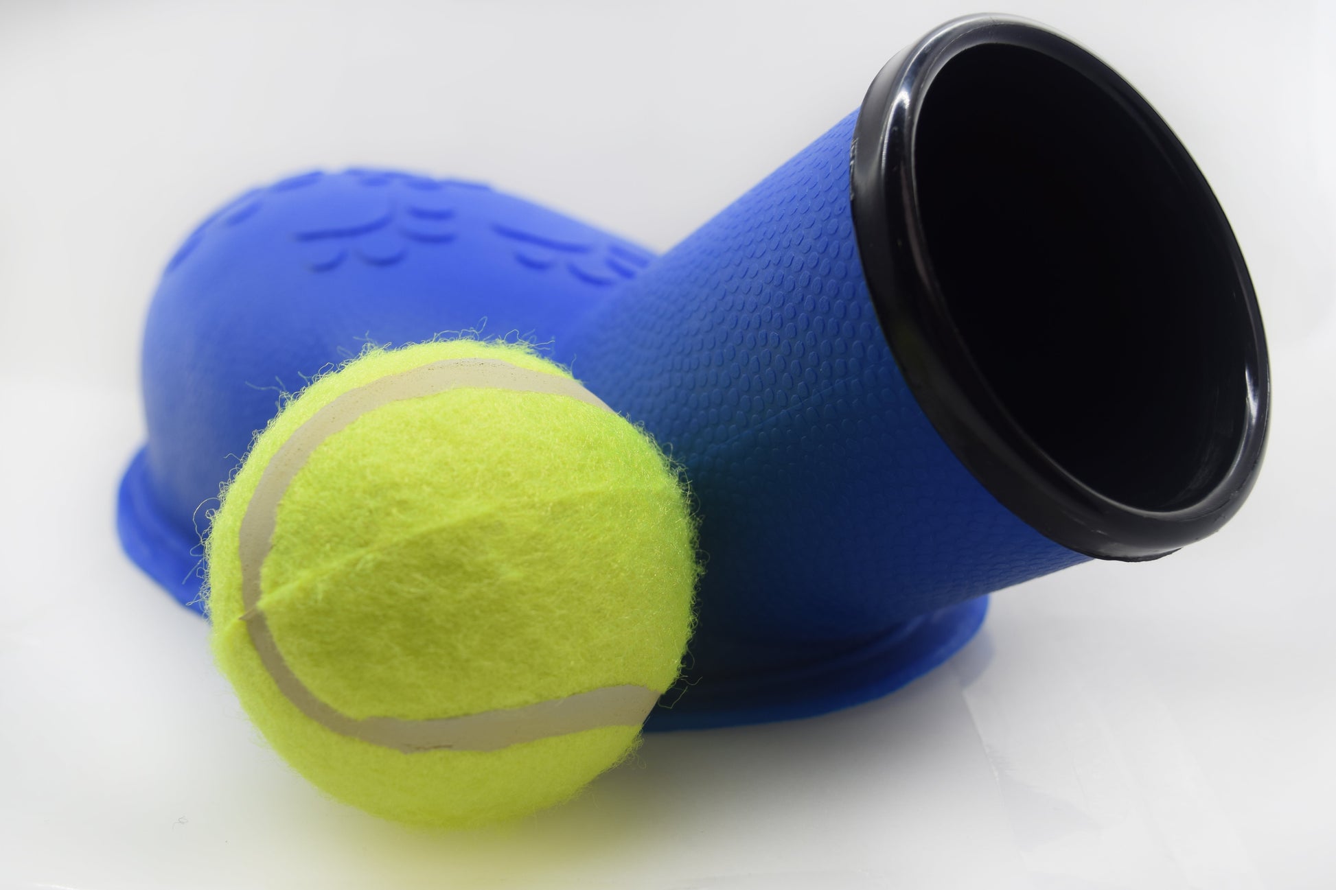 Juguete Lanza Pelotas interactivo de juguete inteligente, con patrón geométrico, de plástico, para razas pequeñas, pelota para mascotas razas grandez y razas medianas