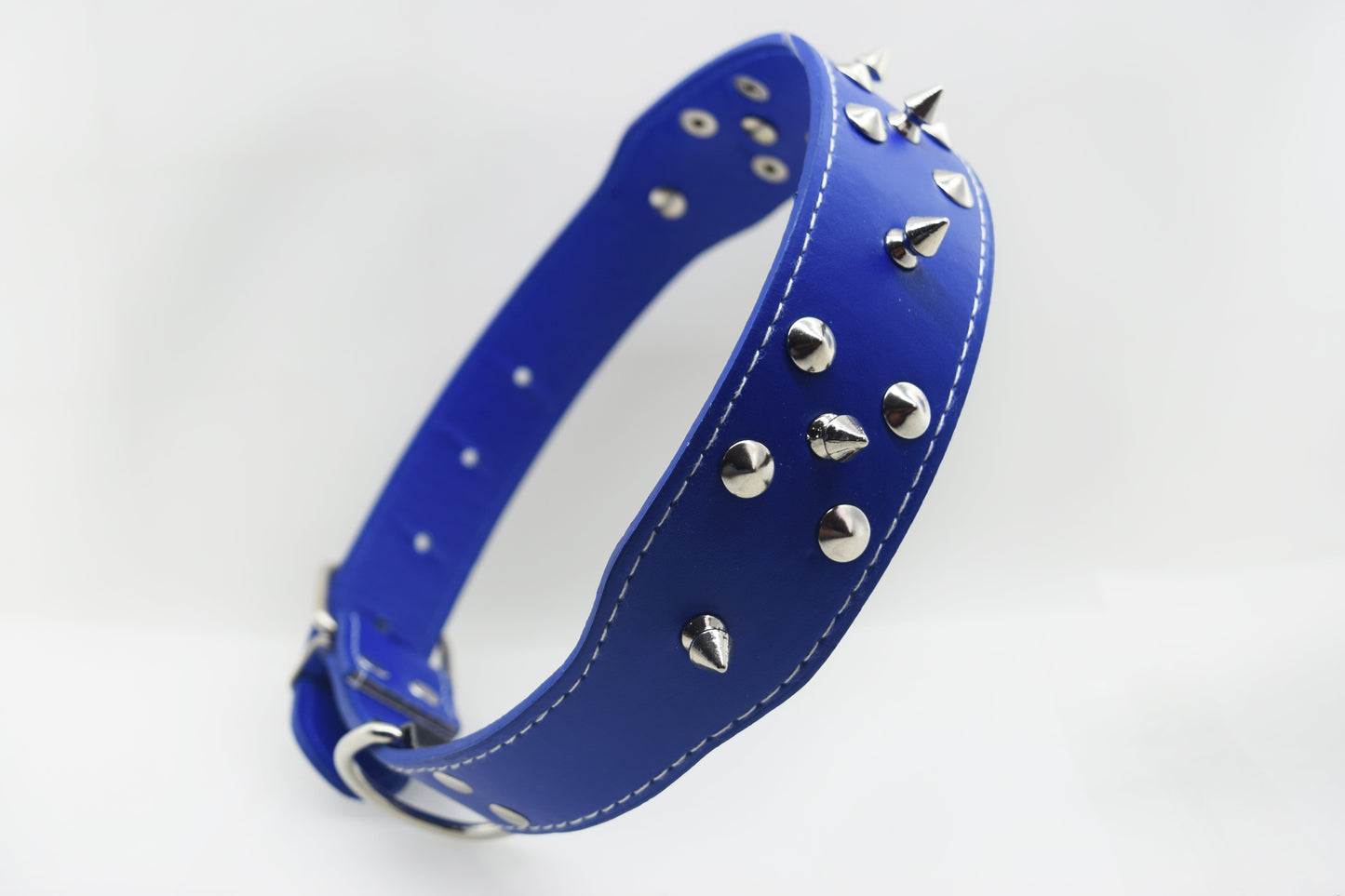 Collar para Perro de Picos de Metal | DUKE´S, Collares Ajustables Acolchados para Mascotas de Tamaño Pequeño a Grande, Patrón Sólido, Material Duradero, Collar Personalizado para PerrosCollar para Perro de Picos de Metal | DUKE´S, Collares Ajustables Acolchados para Mascotas de Tamaño Pequeño a Grande, Patrón Sólido, Material Duradero, Collar Personalizado para Perros