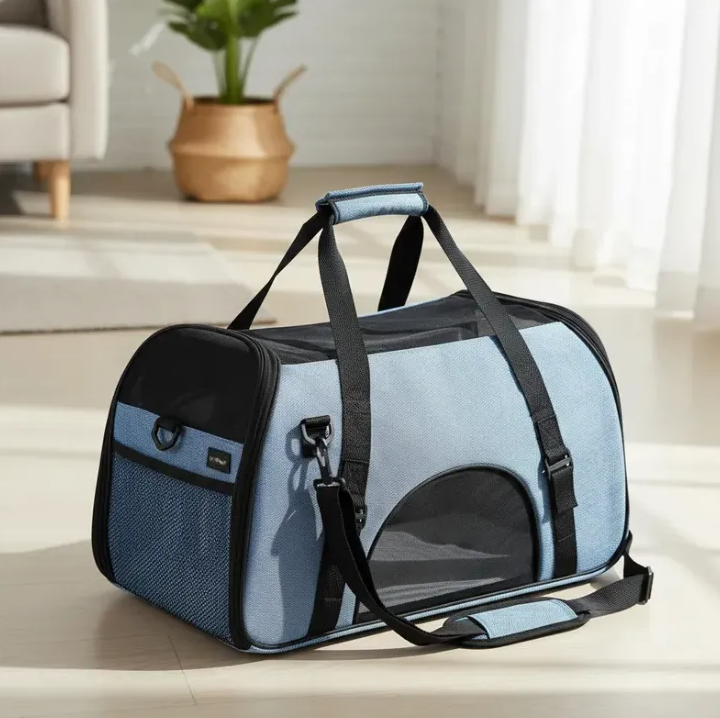 Mochila Transportadora Duke's Beige para Perros y Gatos | Apta para Avión