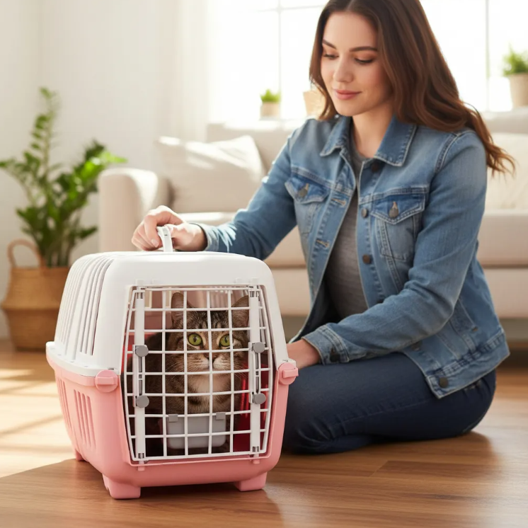 Transportadora para Mascota Ajolopet XDB-443 | Cómoda, Segura y Portátil