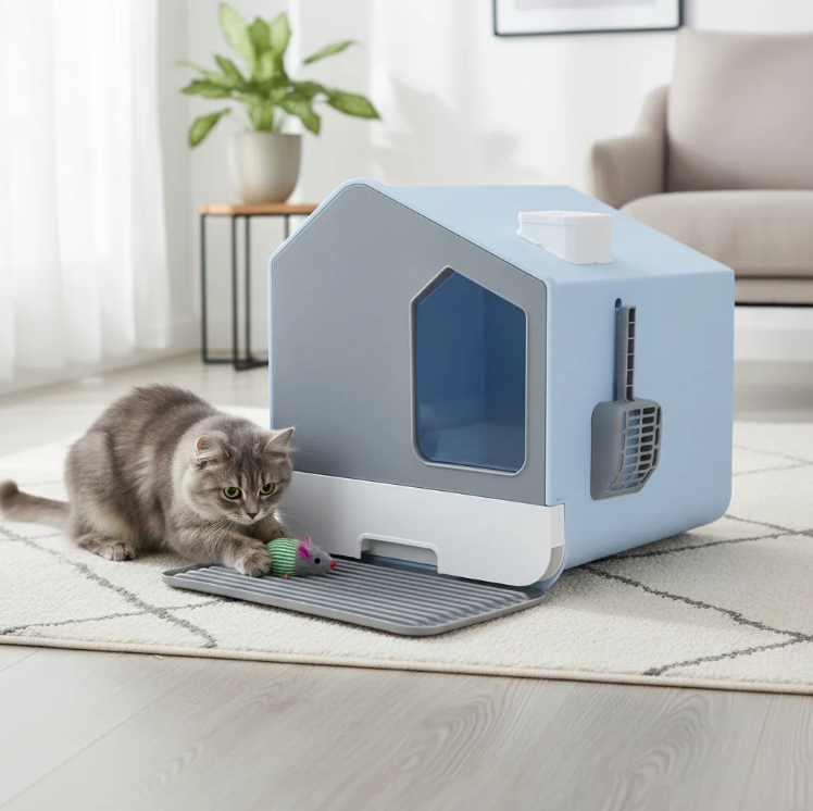 Arenero para Gato Casita  Ajolopet - XDB-465