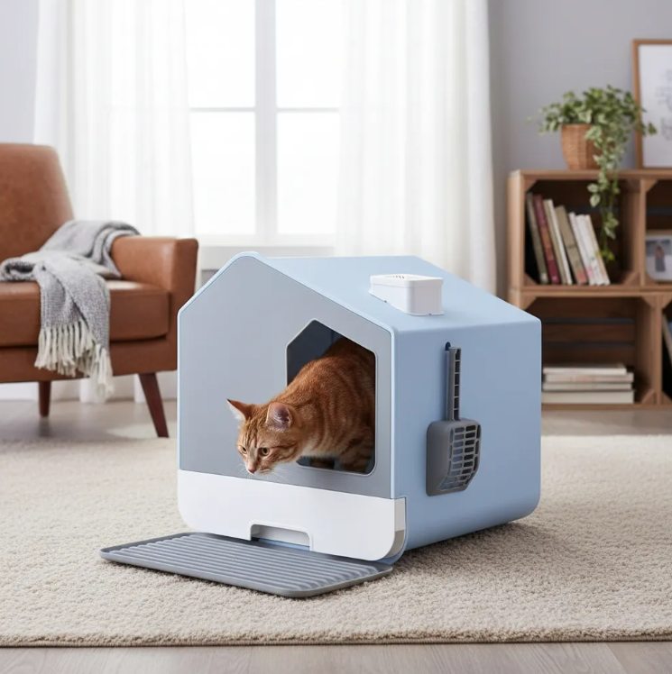 Arenero para Gato Casita  Ajolopet - XDB-465