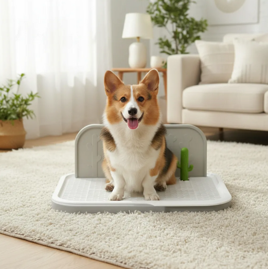 Tapete Entrenador para Perro Ajolopet | Lavable con Pared, 63x49x24 cm